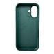 Силіконовий чохол для iPhone 16 Pine Green 666-01178 фото 2