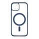 Силиконовый чехол Clear Color Case with MagSafe для iPhone 15 Pro Синий 214-00446 фото