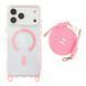 Чехол TPU+PC LanyardCase with MagSafe для iPhone 17 Pro Max Pink 2020000499817 фото