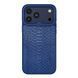 Чехол Kajsa Glamorous Collection Snake Pattern with MagSafe для iPhone 17 Pro Max Blue Plus O-Ring 4894505274266 фото 1