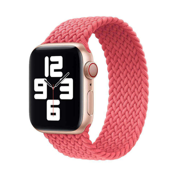 Плетений монобраслет для Apple Watch 42/44/45/49 mm Рожевий 212-00184 фото