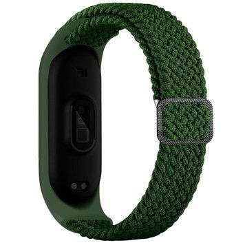 Ремешок для Xiaomi Mi Band 3/4/5/6/7 Elastic Adjustment Green 212-02468 фото
