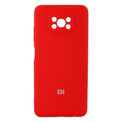 Чехол Full Case with frame для Xiaomi Poco X3/X3 Pro Red 777-01015 фото