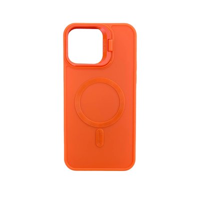 Силиконовый чехол с MagSafe для iPhone 15 Plus Orange 777-01391 фото