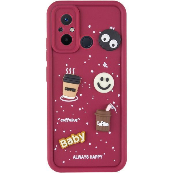 Чехол TPU Toys Case для Xiaomi Redmi 12C / Poco C55 Red/Always Happy 777-03854 фото