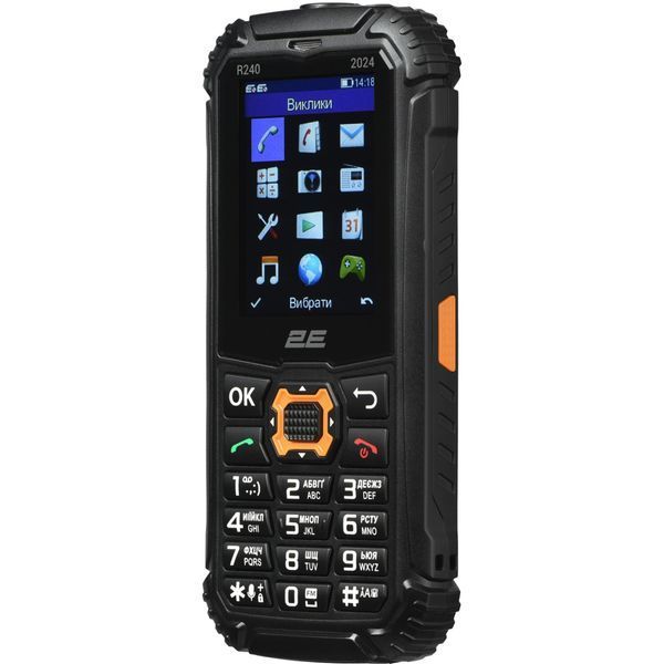Мобільний телефон 2E R240 2025 Black (694743657623) 694743657623 фото