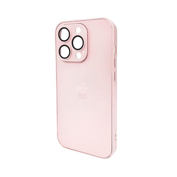 Чохол для смартфона AG Glass Matt Frame Color для iPhone 15 Pro Chanel Pink 666-00642 фото