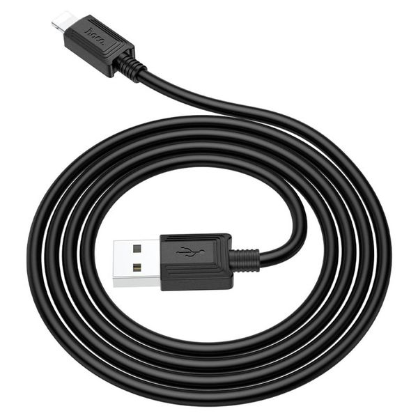 Кабель для зарядки и передачи данных Hoco X73 USB to Lightning Черный 1 м 209-00046 фото