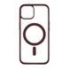 Силиконовый чехол Clear Color Case with MagSafe для iPhone 15 Pro Бордовый 214-00447 фото
