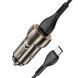 Автомобильное зарядное устройство HOCO Z46 Blue shield single port QC3.0 18W (Type-C) Metal Gray 656-00342 фото