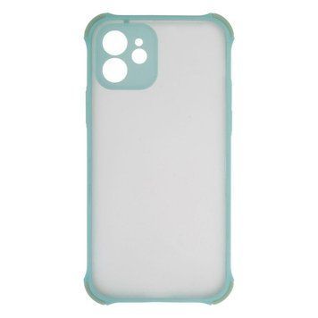 Силіконовий чохол TOTU Armor with Frame для iPhone 12 Бірюзовий 208-01007 фото