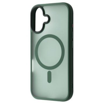 Чехол WAVE Matte Insane Case with Magnetic Ring для iPhone 16 Green 656-07868 фото