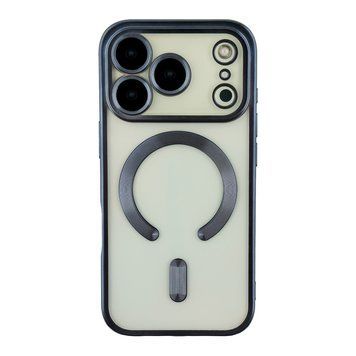 Чохол TPU Metallic Chrome Full Camera with Magsafe для iPhone 17 Pro Max Chrome Dark Blue 214-04629 фото