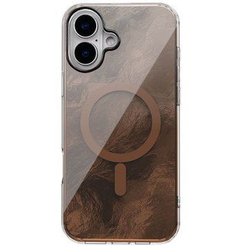 Чехол TPU Shiny Mountain (MagFit) для Apple iPhone 16 (6.1") Chocolate 555-02873 фото