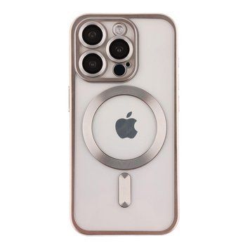 Чохол TPU Metallic Chrome Full Camera with Magsafe для iPhone 14 Pro Titan 214-02903 фото