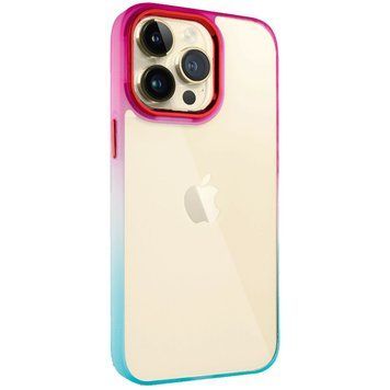 Чохол TPU+PC Fresh sip series для Apple iPhone 13 Pro Max (6.7") Бірюзовий / Рожевий 777-06705 фото