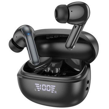 Бездротові навушники HOCO EQ5 Energy true wireless ANC+ENC noise reduction BT headset Black 656-03872 фото