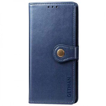 Кожаный чехол-книжка GETMAN Gallant (PU) для Xiaomi Redmi Note 5 Pro / Note 5 (AI Dual Camera) Синий 777-06505 фото