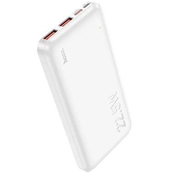 Зовнішній акумулятор HOCO J101 Astute 22.5 W fully compatible power bank (10000mAh) White 216-00130 фото