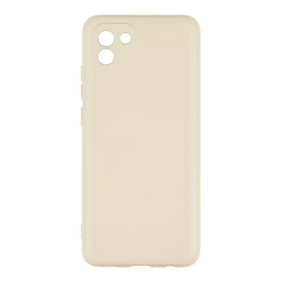 Чехол Full Case TPU+Silicone Touch для Samsung A03 4G Ivory 777-00813 фото