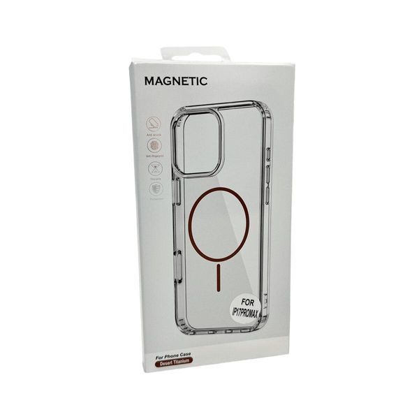 Чохол Acrylic Thin Magnetic для Apple iPhone 17 Pro Gold 666-03724 фото