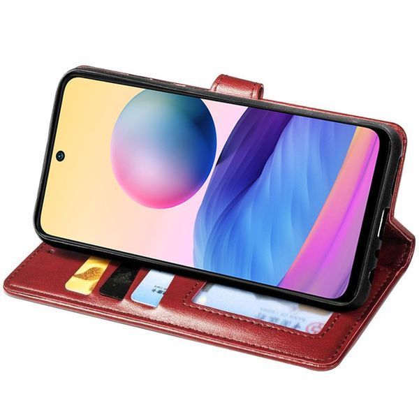 Кожаный чехол-книжка GETMAN Gallant (PU) для Xiaomi 15 Червоний 656-08637 фото