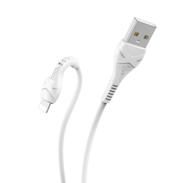 Кабель для зарядки и передачи данных Hoco X37 USB to Lightning Белый 1 м 209-00047 фото