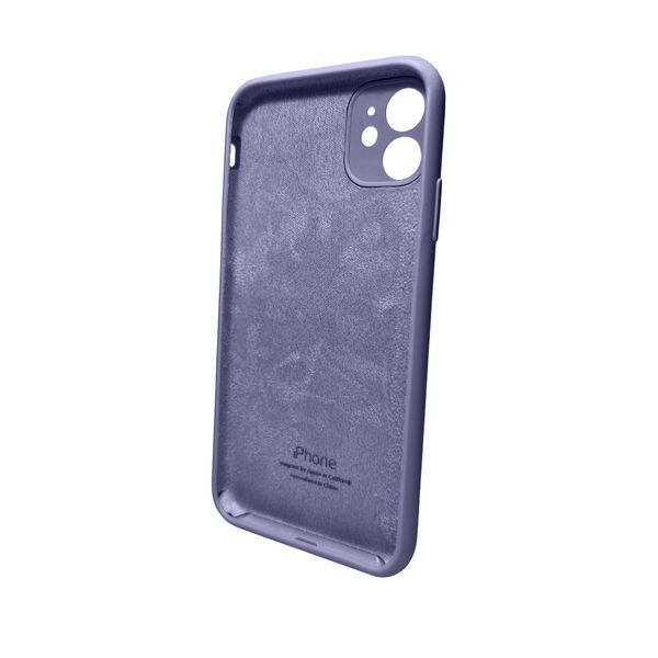 Силіконовий чохол закрита камера для iPhone 11 Pro Lavender-Grey 113-00009 фото
