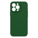 Силиконовый чехол с закрытой камерой для iPhone 13 Pro Hunter Green 333-00750 фото