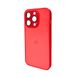 Чехол для смартфона AG Glass Matt Frame Color для iPhone 15 Pro Coke Red 666-00643 фото 1