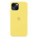 Силиконовый чехол для iPhone 13 Yellow 208-00461 фото