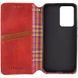 Шкіряний чохол-книжка GETMAN Cubic для Motorola Moto G24 / G04 / E14 Червоний 555-01674 фото 3