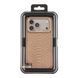 Чохол Kajsa Glamorous Collection Snake Pattern with MagSafe для iPhone 17 Pro Max / 18 Pro Max (6.9") Desert Gold O-Ring 4894505233119 фото 3