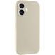 Силіконовий чохол Silk Full Camera Protective для Apple iPhone 16 (6.1") Antique White 777-09623 фото