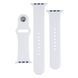 Ремінець для Apple Watch Band Silicone Two-Piece 42/44/45/49 mm White 212-02166 фото