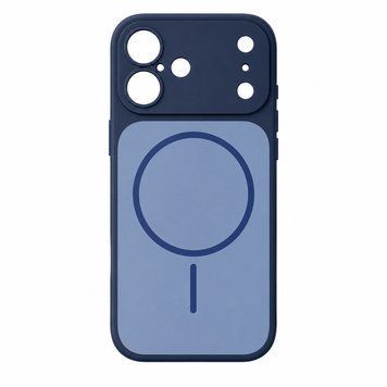 Чохол Silicone Creative Variation Case MAG COVER дизайн 17 Pro для Apple iPhone 16 Dark Blue 666-05300 фото