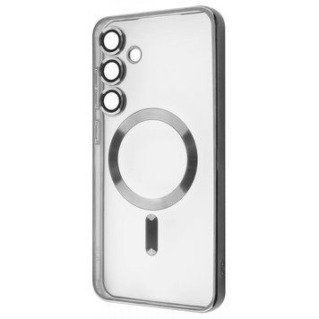 Чохол WAVE Metal Color Case with Magnetic Ring для Samsung Galaxy S25 FE Silver 656-08019 фото