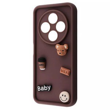 Чохол Pretty Things Case для Xiaomi Redmi 14C 4G/Poco C75 Brown/Bear 777-02044 фото