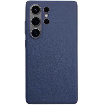 Шкіряний чохол Leather Case для Samsung Galaxy S25 Ultra Dark Blue 555-03204 фото
