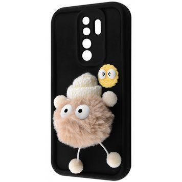Чехол Pretty Things Case для Xiaomi Redmi 9 Black/Fluffy White 777-02198 фото
