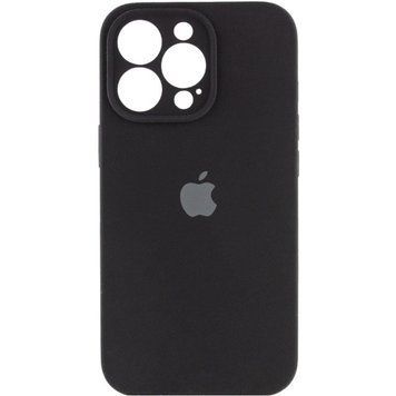 Силіконовий чохол з закритою камерою для iPhone 16 Pro Black 666-01233 фото