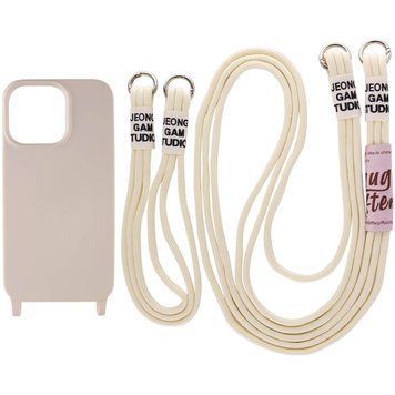 Чехол TPU two straps California для iPhone 13 Antique White 208-05653 фото