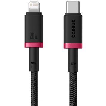 Дата кабель Baseus Dura Series Fast Charging Type-C to Lightning 20W (1m) (CB000123) Red / Black ILSO-00000087538-2 фото