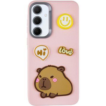 Чохол TPU Leather Toys для Xiaomi Redmi Note 13 4G Capybara / Pink 555-00882 фото