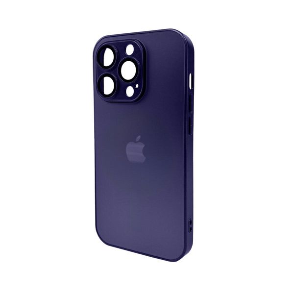 Чехол для смартфона AG Glass Matt Frame Color для iPhone 15 Pro Deep Purple 666-00644 фото