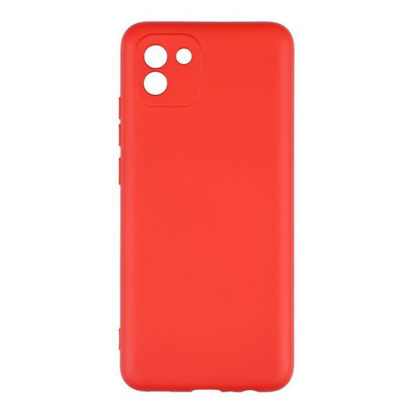 Чохол Full Case TPU+Silicone Touch для Samsung A03 4G Червоний 777-00814 фото