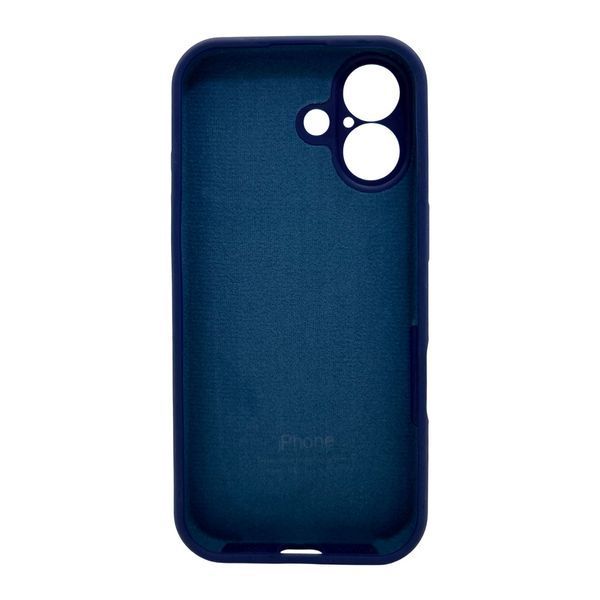Силіконовий чохол з закритою камерою для iPhone 17 Navy Blue 666-04208 фото
