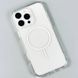 Прозрачный чехол NEW Clear Case with MagSafe для iPhone 16 White 214-02826 фото 1
