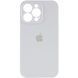 Силіконовий чохол з закритою камерою для iPhone 16 Pro Max White 666-01335 фото 1