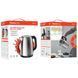 Електрочайник HOCO HE12 1.7L stainless steel electric kettle (EU) Stainless Steel 656-02504 фото 2
